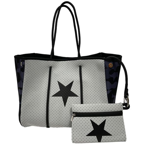 wholesale summer perforated beach bags neoprene tote bag women handbags custom shoulder big for women
wholesale summer perforated beach bags neoprene tote bag women handbags custom shoulder big for women