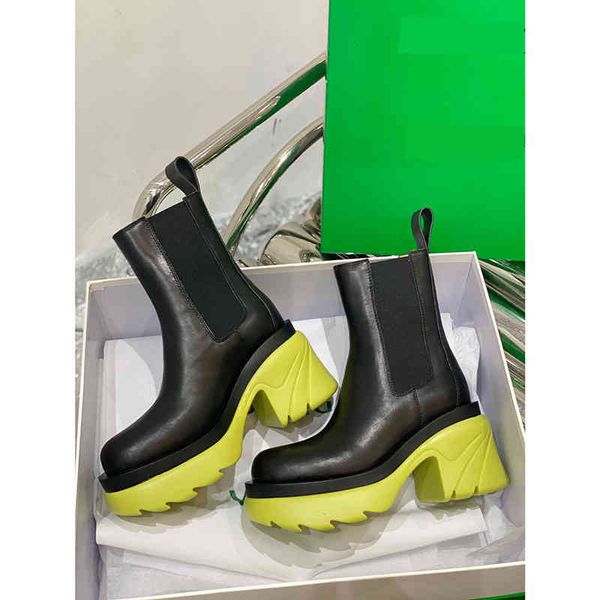 boots autumn and winter chelsea boots big toe thick heels high martin women's middle tube short soled single, Black
boots autumn and winter chelsea boots big toe thick heels high martin women's middle tube short soled single, Black