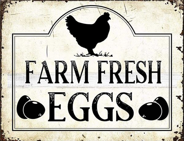 farm fresh egg metal tin sign-horizontal outdoor chicken coop sign-farm fresh egg metal sign-vintage chicken sign 8x12inch
farm fresh egg metal tin sign-horizontal outdoor chicken coop sign-farm fresh egg metal sign-vintage chicken sign 8x12inch