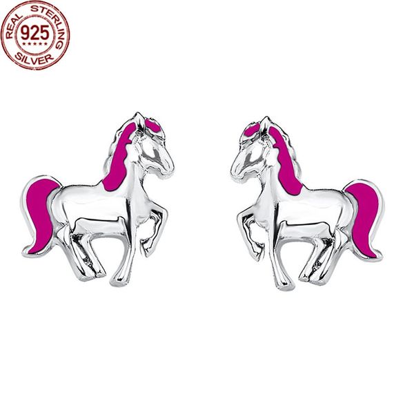 2022 cute pink drop glue children's pony s925 silver girl earrings charm women luxury jewelry, Golden
2022 cute pink drop glue children's pony s925 silver girl earrings charm women luxury jewelry, Golden