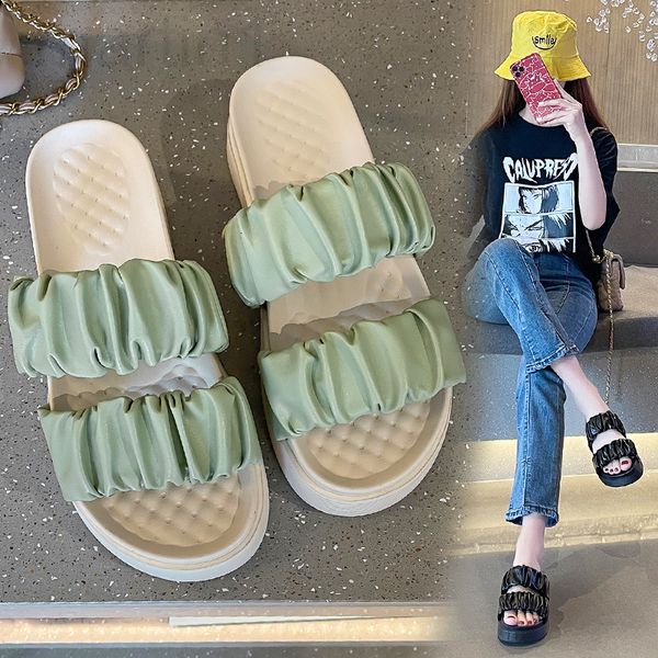 slippers designer cool slippers women wear net red fashion, 2022 new summer thick bottom increased wrinkle word leisure fashion9cw1, Black
slippers designer cool slippers women wear net red fashion, 2022 new summer thick bottom increased wrinkle word leisure fashion9cw1, Black