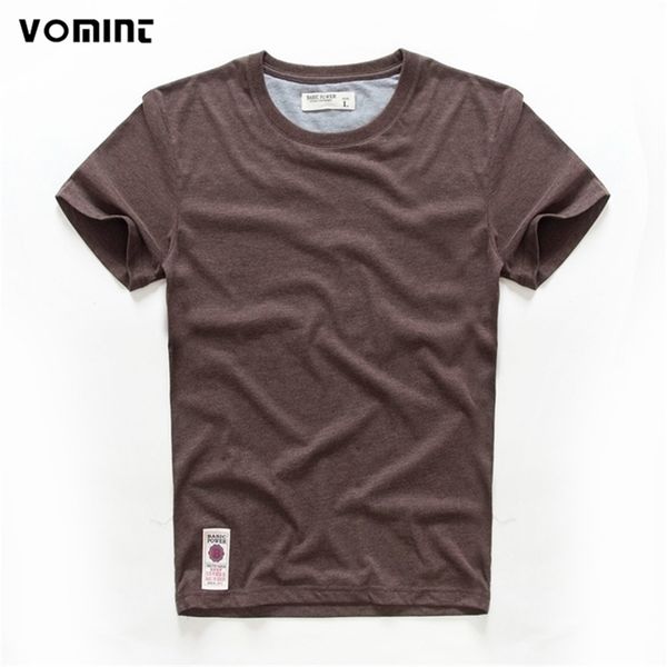 vomint short sleeve men solid t-shirt o-neck soft solid cotton elastic breathable men half-sleeved t-shirt 4 color 210329, White;black
vomint short sleeve men solid t-shirt o-neck soft solid cotton elastic breathable men half-sleeved t-shirt 4 color 210329, White;black