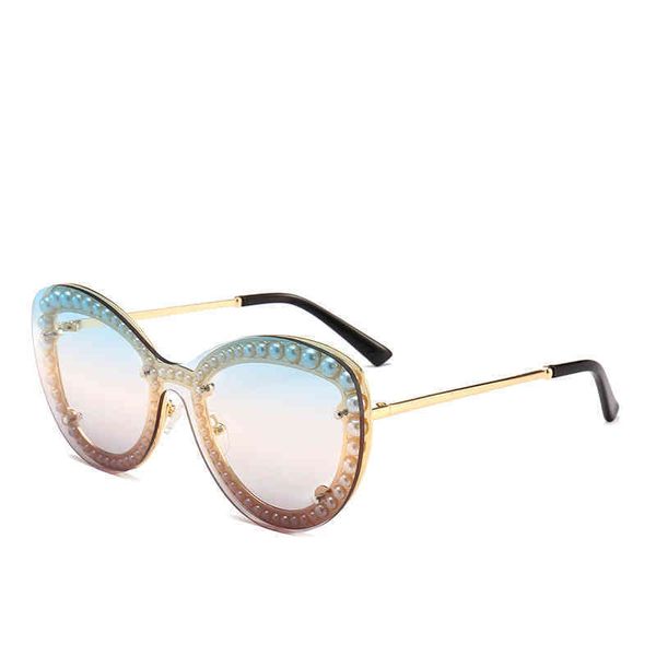 2307 new pearl decoration cat's eye frame sunglass trendy street p trendy sunglass women, White;black
2307 new pearl decoration cat's eye frame sunglass trendy street p trendy sunglass women, White;black