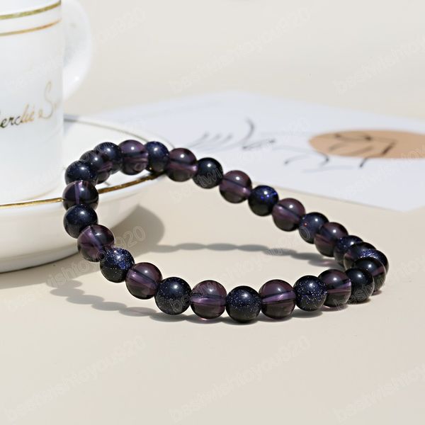 classic men charm energy bracelet polished 8mm purple stone beads bangle yoga bracelet elastic women jewelry, Golden;silver
classic men charm energy bracelet polished 8mm purple stone beads bangle yoga bracelet elastic women jewelry, Golden;silver