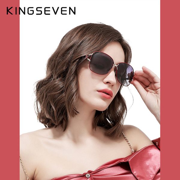 kingseven women's sun glasses elegant polarized sunglasses for women gradient luxury ladies shades female uv400 220511, White;black
kingseven women's sun glasses elegant polarized sunglasses for women gradient luxury ladies shades female uv400 220511, White;black