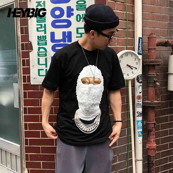 heybig japanes fashion brand masked portrait printing basic american spoof loose hip hop street fried short t-shirt, White;black
heybig japanes fashion brand masked portrait printing basic american spoof loose hip hop street fried short t-shirt, White;black