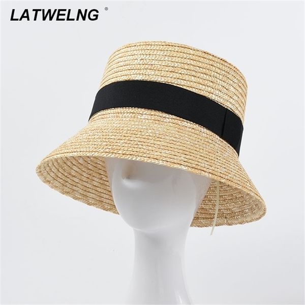 fashion straw bucket hat women uv sun s vacation beach flat summer sun hat wholesale 220712, Blue;gray
fashion straw bucket hat women uv sun s vacation beach flat summer sun hat wholesale 220712, Blue;gray