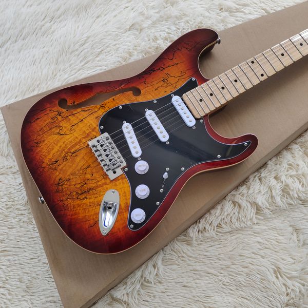 classic electric guitar f-hole semi hollow guitar professional maple fingerboard professional level delivery to home
classic electric guitar f-hole semi hollow guitar professional maple fingerboard professional level delivery to home