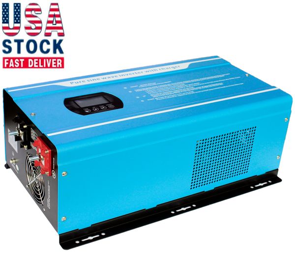 Power Inverter & Battery Charger LCD 4KW DC48V AC120&240V 60Hz 4000W Split Phase Dual Output Off-grid Hybrid Pure Sine Wave DC&AC Support Customize USA Warehouse
Power Inverter & Battery Charger LCD 4KW DC48V AC120&240V 60Hz 4000W Split Phase Dual Output Off-grid Hybrid Pure Sine Wave DC&AC Support Customize USA Warehouse