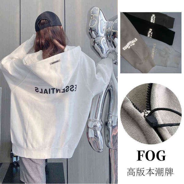 fog high version essential sweater women's jacket plush autumn and winter loose cardigan zipper thickened hooded fashion classic hip ho, Black
fog high version essential sweater women's jacket plush autumn and winter loose cardigan zipper thickened hooded fashion classic hip ho, Black