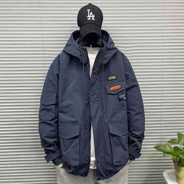 jacket spring and autumn new trend versatile work jacket mens japanese loose casual hoodie, Black;brown
jacket spring and autumn new trend versatile work jacket mens japanese loose casual hoodie, Black;brown