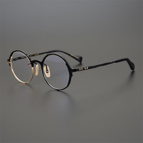 eyeglasses online 75% off personality limited round frame handmade irregular shape pure titanium spectacle frame literary frame with myopia, White;black
eyeglasses online 75% off personality limited round frame handmade irregular shape pure titanium spectacle frame literary frame with myopia, White;black