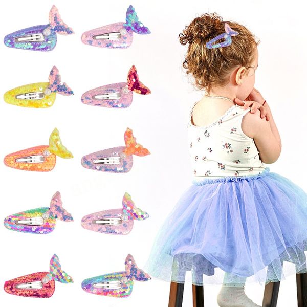 children cartoon mermaid flip duckbill clip sequin fishtail hair clips girls hair accessories, Slivery;white
children cartoon mermaid flip duckbill clip sequin fishtail hair clips girls hair accessories, Slivery;white