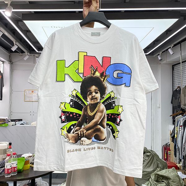t shirt tee baby printed men 11 short sleeve oversized t-shirt 22ss, White;black
t shirt tee baby printed men 11 short sleeve oversized t-shirt 22ss, White;black