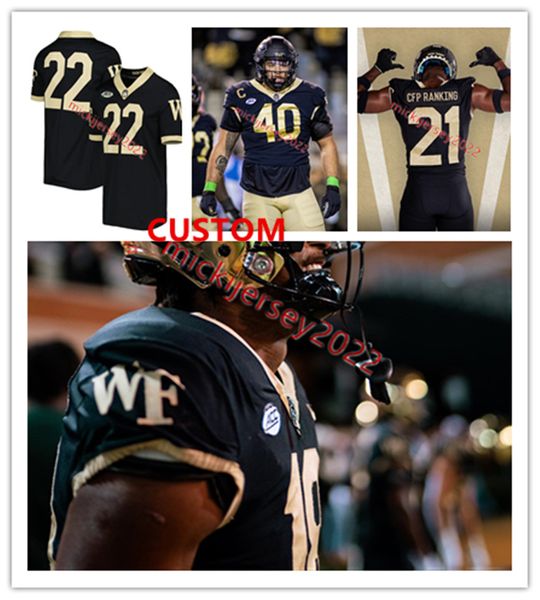 football wear wake forest demon deacons football jersey custom stitched donavon greene wesley grimes demond claiborne brendon harris jashee, Black
football wear wake forest demon deacons football jersey custom stitched donavon greene wesley grimes demond claiborne brendon harris jashee, Black