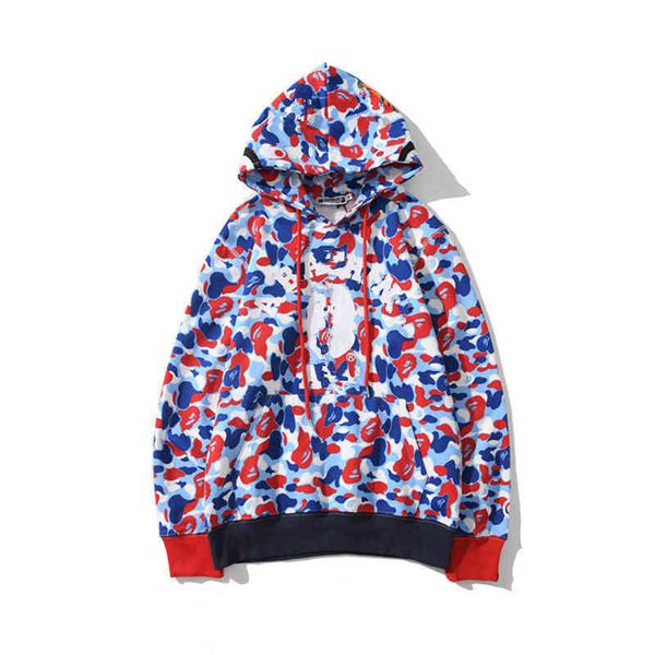 hoodie ba22pe designer sweatshirt ape man shark camouflage embroidered hooded sweater ins new american hip hop men's and women's z, Black
hoodie ba22pe designer sweatshirt ape man shark camouflage embroidered hooded sweater ins new american hip hop men's and women's z, Black