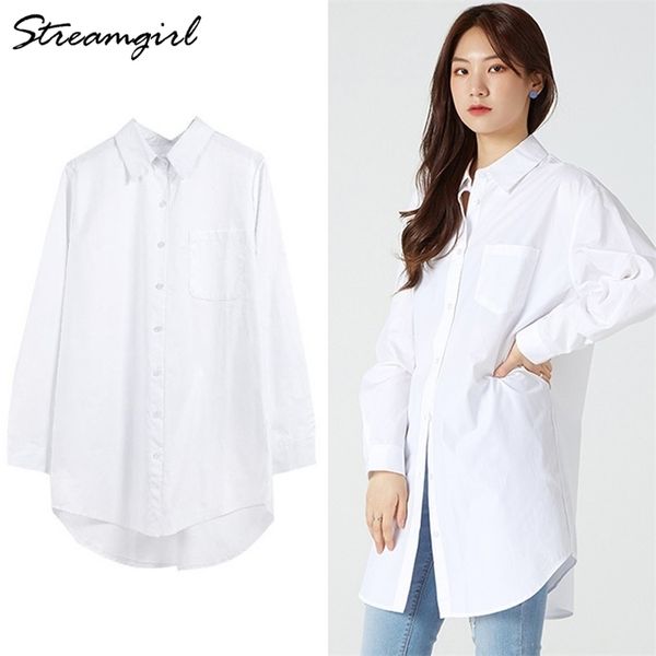 white blouse shirts women cotton tunics plus size long white button shirt feminine blouses spring oversize shirts blouses 210308
white blouse shirts women cotton tunics plus size long white button shirt feminine blouses spring oversize shirts blouses 210308