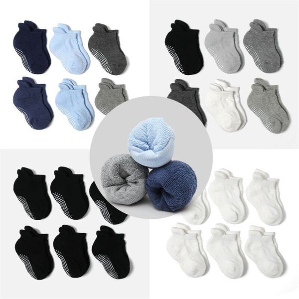 6 pairs/lot winter cotton socks anti-slip non skid ankle socks baby toddler kids boys girls 0-7years 220615, Pink;yellow
6 pairs/lot winter cotton socks anti-slip non skid ankle socks baby toddler kids boys girls 0-7years 220615, Pink;yellow