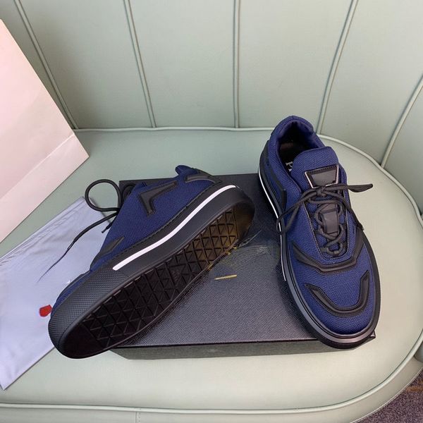 designer men's shoes pra 22 da new stitching triangle logo thick sole casual sneakers simple lace up sneakers fashion canvas skateboard, Black
designer men's shoes pra 22 da new stitching triangle logo thick sole casual sneakers simple lace up sneakers fashion canvas skateboard, Black