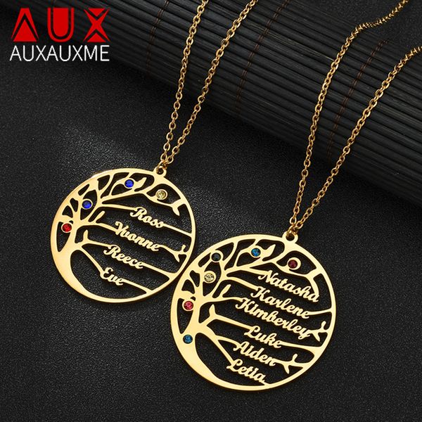 auxauxme personalized tree of life custom name necklace stainless steel golden family women letter christmas gift 220722, Silver
auxauxme personalized tree of life custom name necklace stainless steel golden family women letter christmas gift 220722, Silver