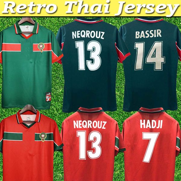 98 retro morocco soccer jersey ouakili neqrouz bassir abrami ancient maillot el hadrioui hadji football shirt classic calcio, Black;yellow
98 retro morocco soccer jersey ouakili neqrouz bassir abrami ancient maillot el hadrioui hadji football shirt classic calcio, Black;yellow