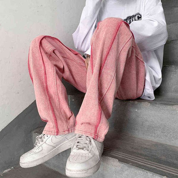 white black pink jeans men fashion casual baggy straight jeans men streetwear loose hip hop denim pants mens trousers -2xl t220726, Blue
white black pink jeans men fashion casual baggy straight jeans men streetwear loose hip hop denim pants mens trousers -2xl t220726, Blue
