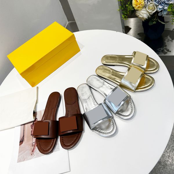 2022 designer leather women sandals summer flat slipper fashion beach woman shoes rainbow f letters slippers intellectual lady besity bigfoo, Black
2022 designer leather women sandals summer flat slipper fashion beach woman shoes rainbow f letters slippers intellectual lady besity bigfoo, Black