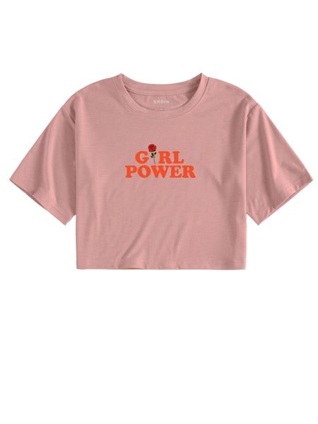 letter & floral print tee x8jx#, White
letter & floral print tee x8jx#, White