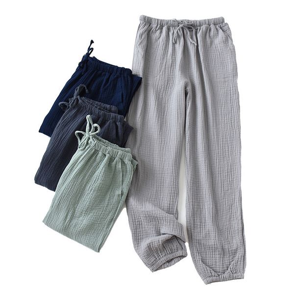 washed 100% cotton mens pajamas home pants large size loose sleep pure lacing pyjama trousers fall homewear 201109, Black;brown
washed 100% cotton mens pajamas home pants large size loose sleep pure lacing pyjama trousers fall homewear 201109, Black;brown