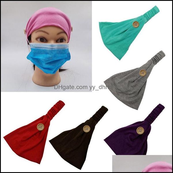 headbands hair jewelry solid color face mask headband with button ear protective women gym sports yoga hairband elastic headwe dh7ch, Silver
headbands hair jewelry solid color face mask headband with button ear protective women gym sports yoga hairband elastic headwe dh7ch, Silver
