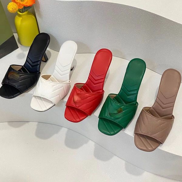 light luxury high heel female slippers op50 pop high-end summer wear fashion leather open-toe versatile comfortable breathable small square, Black
light luxury high heel female slippers op50 pop high-end summer wear fashion leather open-toe versatile comfortable breathable small square, Black