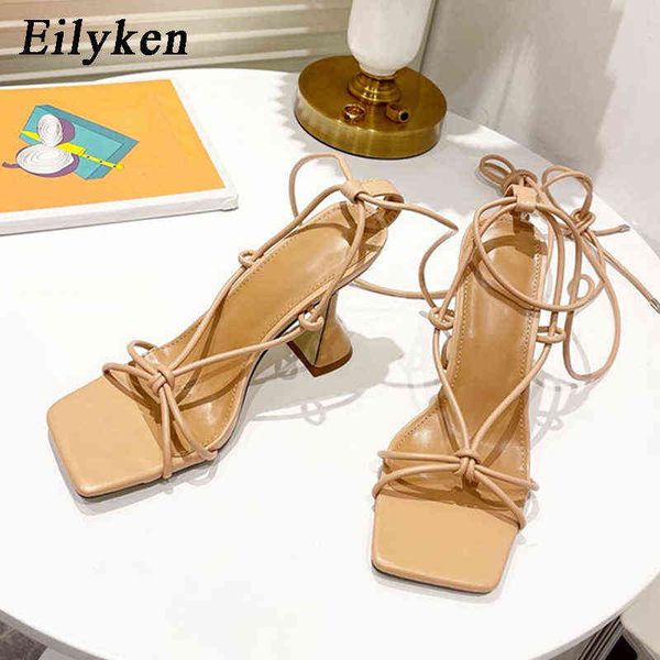 sandals eilyken design narrow band gladiator ankle lace up sandals women cross strap high heels summer pumps shoes ladies sandalias 220318, Black
sandals eilyken design narrow band gladiator ankle lace up sandals women cross strap high heels summer pumps shoes ladies sandalias 220318, Black