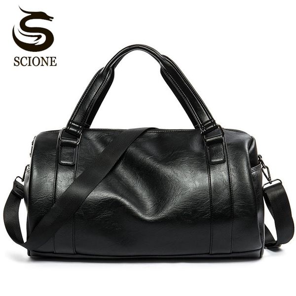 men travel duffle bag pu leather men's s black shoulder handbag round bucket shape messenger tote jxy814 220509
men travel duffle bag pu leather men's s black shoulder handbag round bucket shape messenger tote jxy814 220509