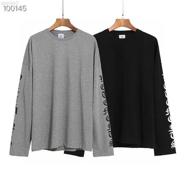 20ss new arrived vetements t-shirts men women gothic font long sleeve t-shirt vtm printed embroidered tee, White;black
20ss new arrived vetements t-shirts men women gothic font long sleeve t-shirt vtm printed embroidered tee, White;black