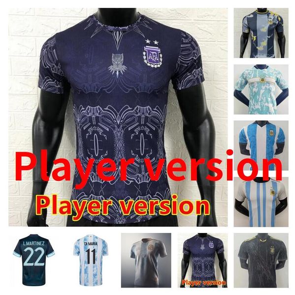 21 22 23 argentina player version soccer jerseys 2021 2022 2023 di maria dybala football shirt aguero maradona montiel martinez maillot men, Black;yellow
21 22 23 argentina player version soccer jerseys 2021 2022 2023 di maria dybala football shirt aguero maradona montiel martinez maillot men, Black;yellow