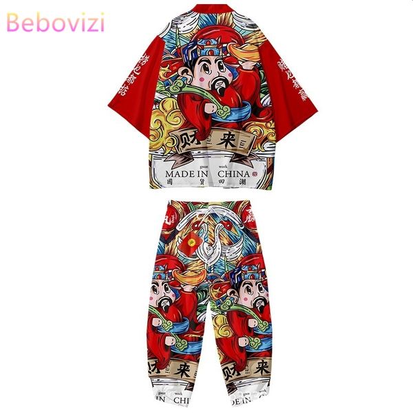 plus size s-6xl red god of wealth print chinese style japanese kimono suit women men cosplay yukata clothing cardigan pants sets
plus size s-6xl red god of wealth print chinese style japanese kimono suit women men cosplay yukata clothing cardigan pants sets