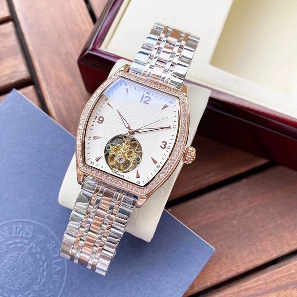 2022 men's watch automatic mechanical movement mineral tempered glass 316l stainless case stainless steel strap fashion design business, Slivery;brown
2022 men's watch automatic mechanical movement mineral tempered glass 316l stainless case stainless steel strap fashion design business, Slivery;brown