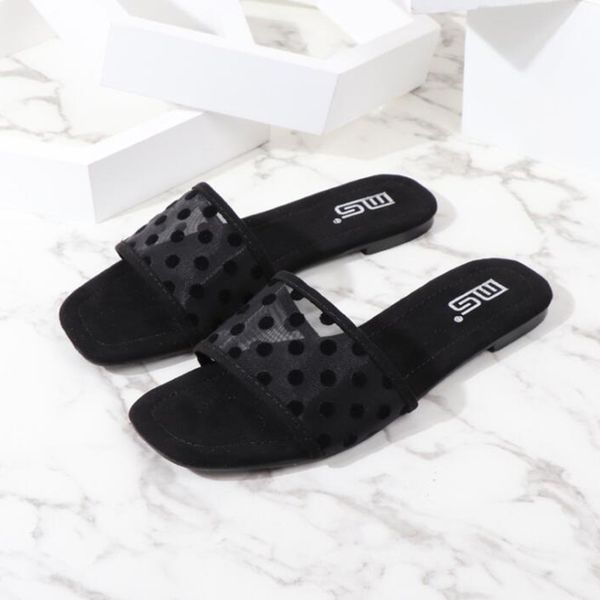 women's slippers summer bathroom non slip slides soft bottom ladies flat tulle slippers casual comfortable female shoes qq85, Black
women's slippers summer bathroom non slip slides soft bottom ladies flat tulle slippers casual comfortable female shoes qq85, Black