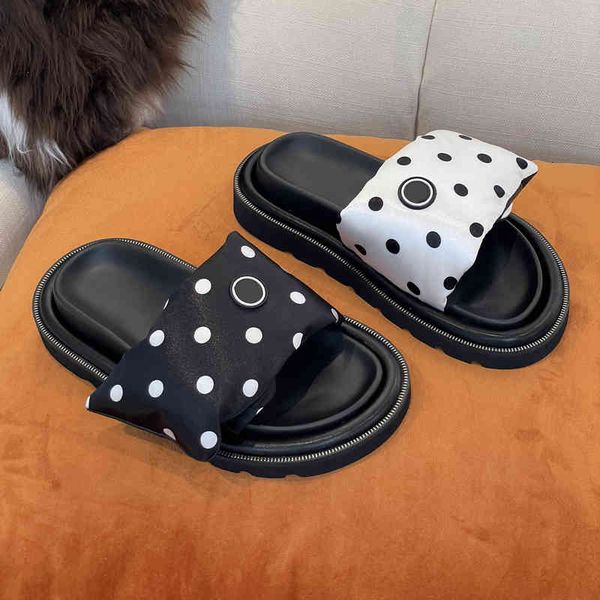 dress shoes women shoes slippers polka dot flat platform open-toes designer summer slides beach size35-41, Black
dress shoes women shoes slippers polka dot flat platform open-toes designer summer slides beach size35-41, Black