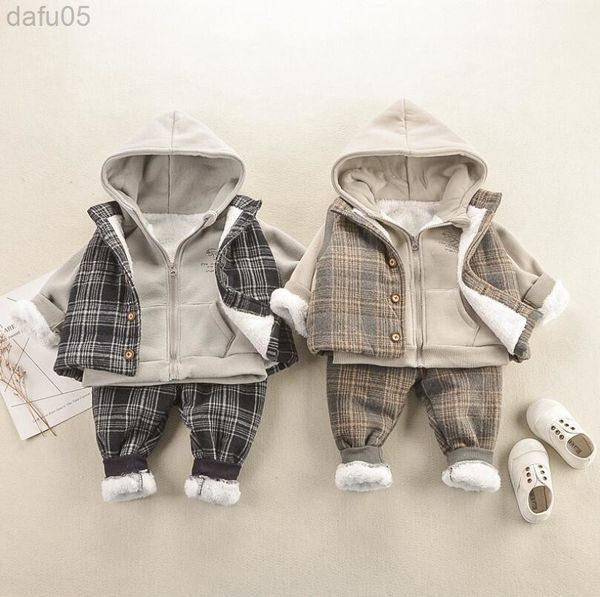girls clothing sets winter warm girls clothing set thick vest .sweaters .pants 3 pcs/set kids clothes girls boys thicker velvet suit l220808, White
girls clothing sets winter warm girls clothing set thick vest .sweaters .pants 3 pcs/set kids clothes girls boys thicker velvet suit l220808, White