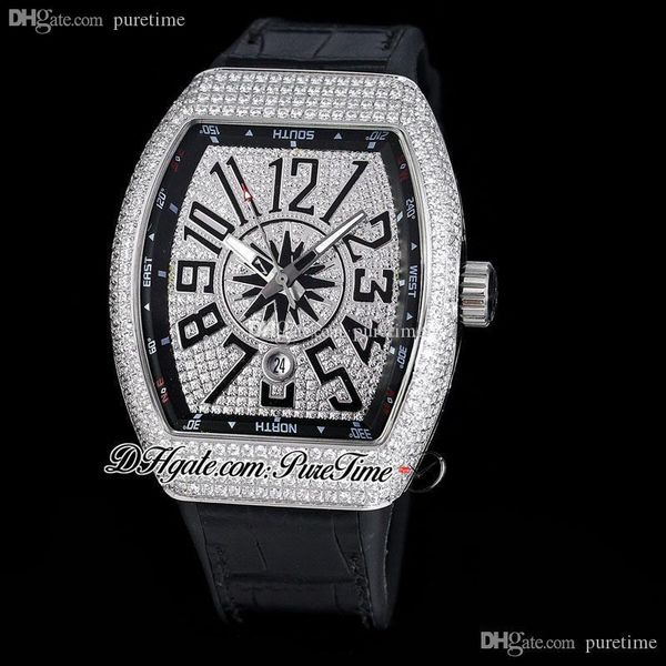 vanguard watch yachting v45 miyota 8215 automatic mens watch paved dimaond dial black big number markers gummy strap iced out jewelry watche, Slivery;golden
vanguard watch yachting v45 miyota 8215 automatic mens watch paved dimaond dial black big number markers gummy strap iced out jewelry watche, Slivery;golden