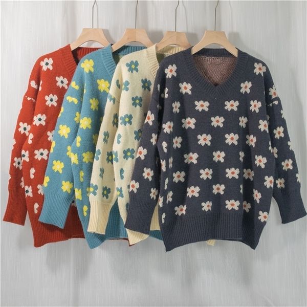 leisure vintage womens clothing sweater lazy wind wild navy blue printing v neck pullover winter long sleeves knitting 220817, White;black
leisure vintage womens clothing sweater lazy wind wild navy blue printing v neck pullover winter long sleeves knitting 220817, White;black