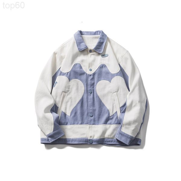 men's jackets designer atn menswear | 2022 spring clothes love splicing lapel jacket trendy brand loose design feeling versatile casual, Black;brown
men's jackets designer atn menswear | 2022 spring clothes love splicing lapel jacket trendy brand loose design feeling versatile casual, Black;brown