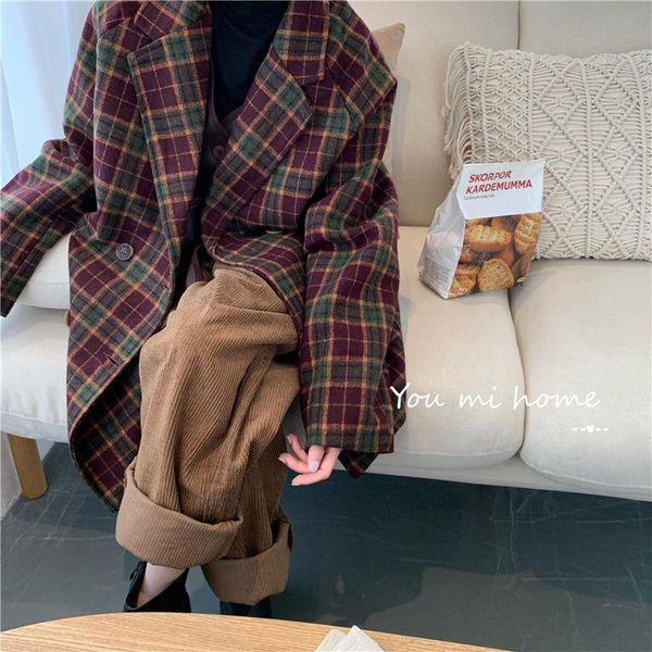 women's suits & blazers women notched long sleeve winter plaid retro warm stylish chic streetwear leisure all-match korean style clothi, White;black
women's suits & blazers women notched long sleeve winter plaid retro warm stylish chic streetwear leisure all-match korean style clothi, White;black
