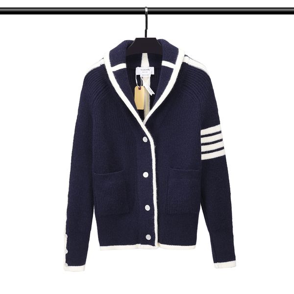 women's sweater new knitted cardigan thickened men and women the same loose v-neck sweater coat, White;black
women's sweater new knitted cardigan thickened men and women the same loose v-neck sweater coat, White;black