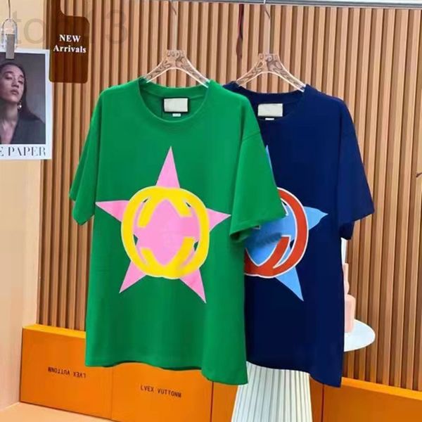 women's t-shirt designer 2022 summer new fashion brand short sleeved t-shirt men's and women's star net red same half t, White
women's t-shirt designer 2022 summer new fashion brand short sleeved t-shirt men's and women's star net red same half t, White