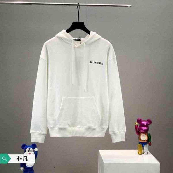 2022 designer bal hoodies and coats european station tide br pure cotton back letter printed pullover hoodie men's women's hoodie, Black
2022 designer bal hoodies and coats european station tide br pure cotton back letter printed pullover hoodie men's women's hoodie, Black