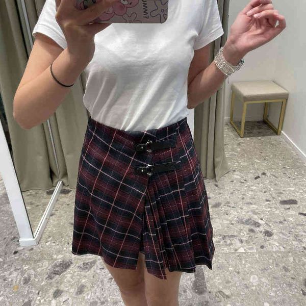 skirts autumn winter women's classic checkered leather metal buckle skirt, Black
skirts autumn winter women's classic checkered leather metal buckle skirt, Black