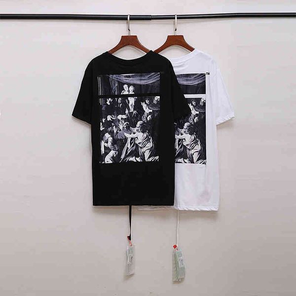 tide oil painting neck short sleeve men women t-shirt 2022 luxury br fashion design all-match men's and women's t-shirts, White;black
tide oil painting neck short sleeve men women t-shirt 2022 luxury br fashion design all-match men's and women's t-shirts, White;black