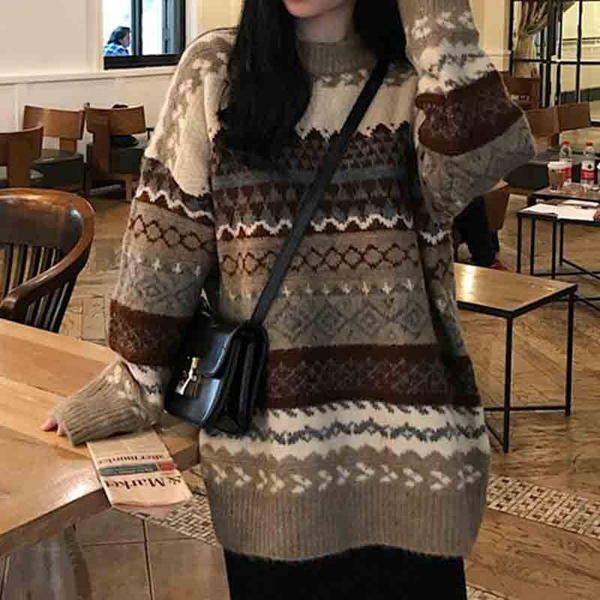 knitted woman sweater autumn print long sleeve ladies sweater y2k harajuku pullover loose korean fashion women sweaters 2022 new, White;black
knitted woman sweater autumn print long sleeve ladies sweater y2k harajuku pullover loose korean fashion women sweaters 2022 new, White;black
